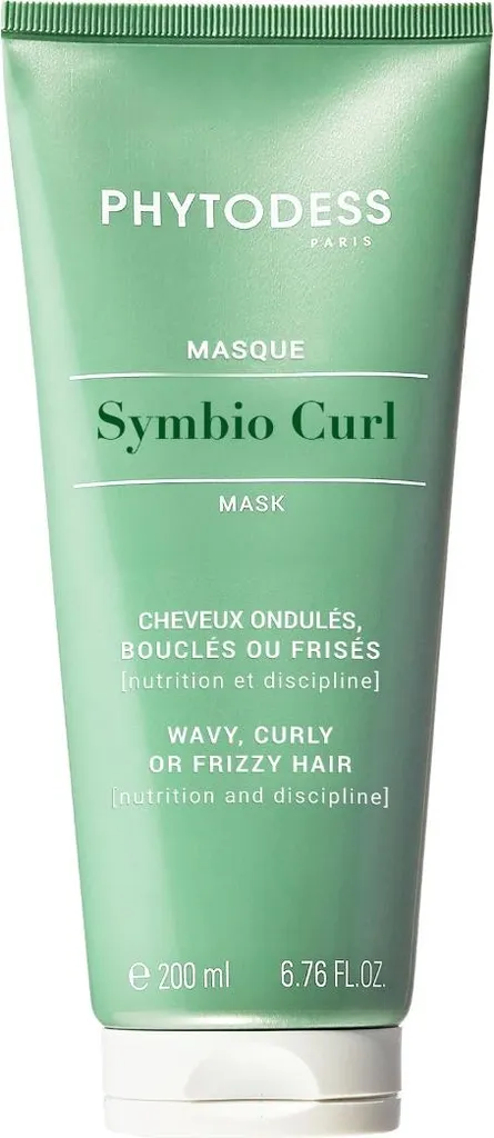 Soin Cheveux Ondulés Masque SYMBIO CURL 200ml Définition des Boucles