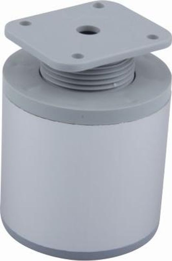 FA011 60 mm verstellbarer Möbelfuß, matt verchromt