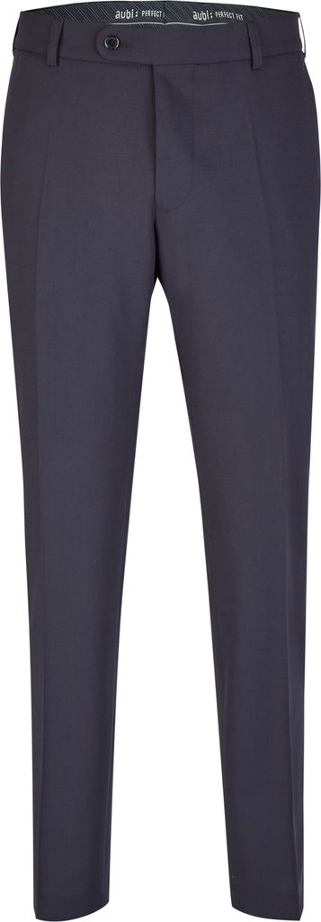 aubi Perfect Fit Herren Sommer Businesshose Anzughose Cool Finish Flat Front Modell 26 marine Größe 58