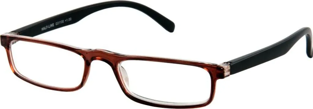 Occhiali Mezzaluna Marrone Nero +1.0 | Vedi Tutto Senza Fatica