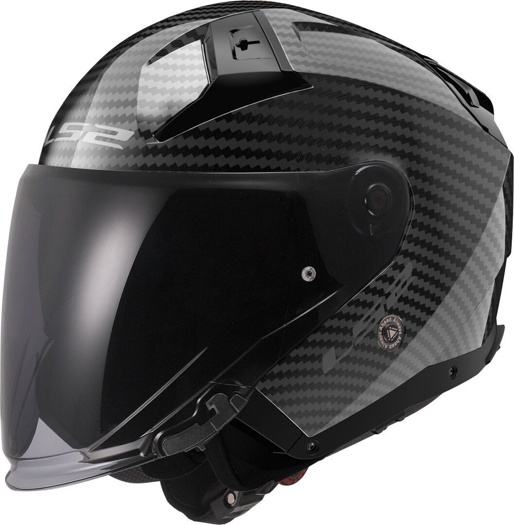 Jet Helm LS2 OF603 INFINITY II CARBON Solid Glänzend größe Produktbild 