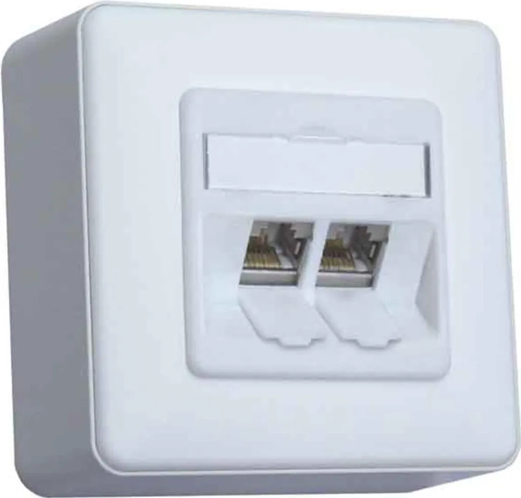 Prise RJ45 pour Connexion Internet Fibre METZ CONNECT 130B11D20002-E
