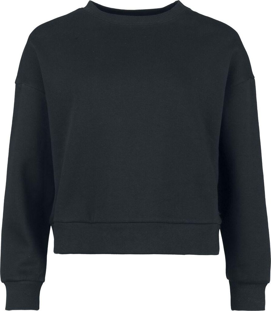 RED by EMP Damen schwarzes Sweatshirt mit Rundhalsausschnitt M