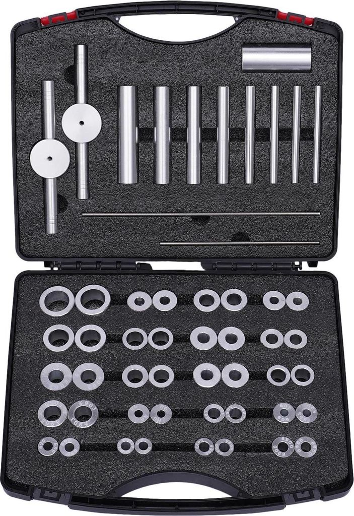 Fahrrad Lagerpresse & Abzieher - Nabenwerkzeug - Für Radnaben & Hinterbau-Lager - CNC-Aluminium & Edelstahl - Eloxiert - Schwarz