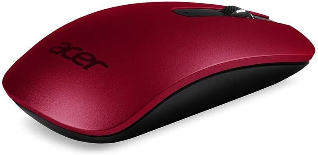 Acer Slim Optical Mouse wireless red Produktbild 