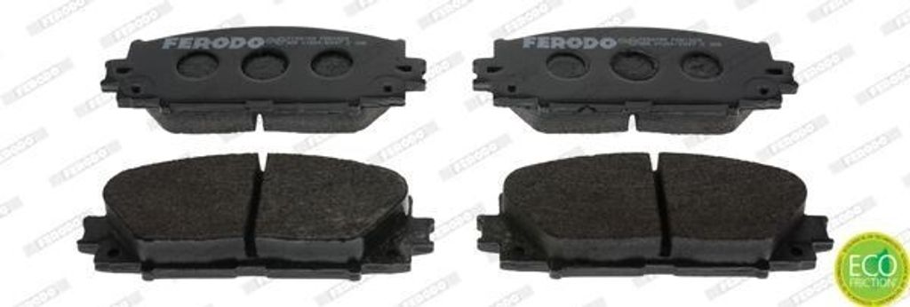FERODO Bremsbeläge Satz für TOYOTA Yaris Schrägheck (P9) Yaris Schrägheck (P13) Yaris / Vios Limousine (P9) Allion II (T260) Premio II (T260) F...