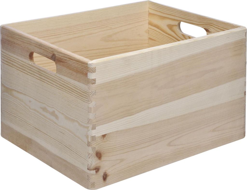 Stapelbox Holz Gr. L 30 x 40 x 23 cm (L x B x H) Produktbild 