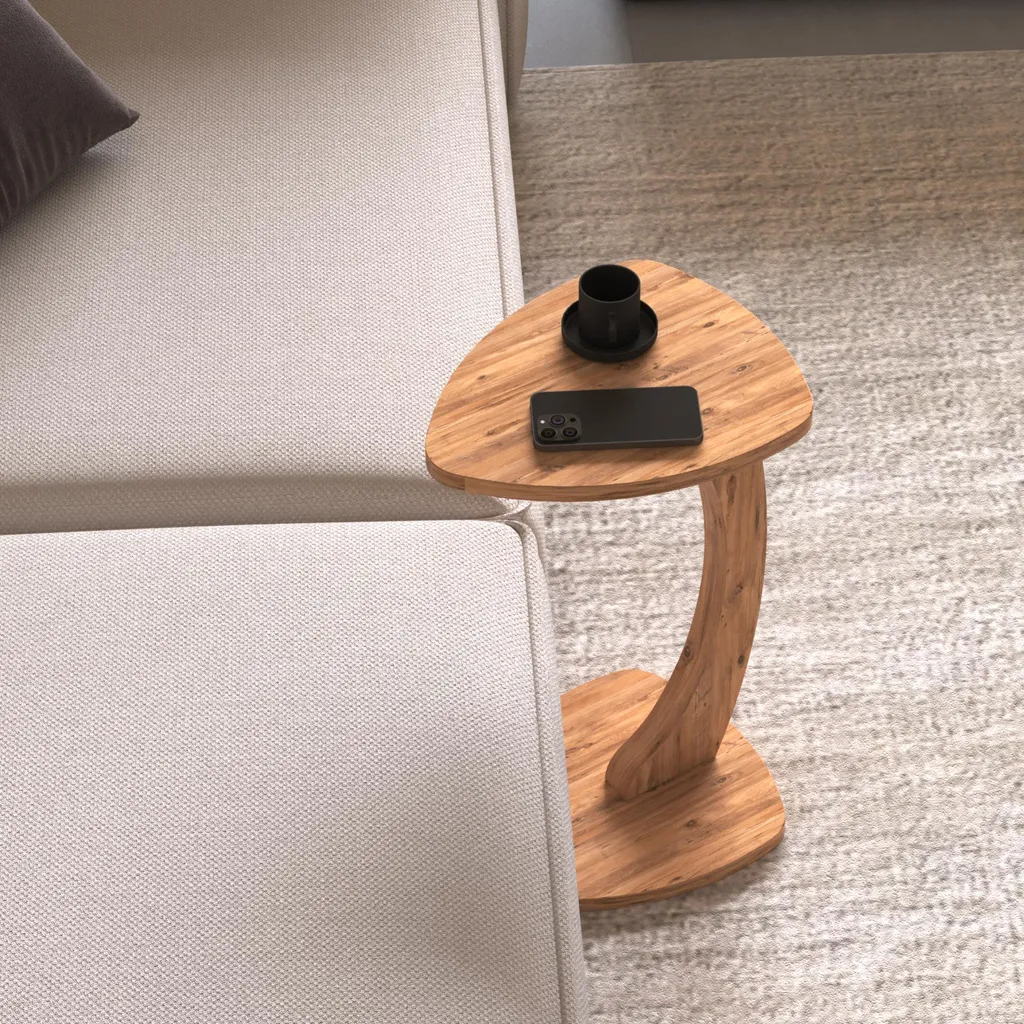 Support ordinateur pour canapé Klinerg table d'appoint mobile bois - 2