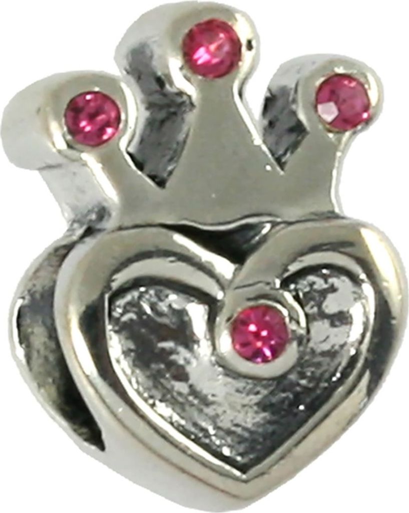 CarloBiagi Charm Bead Herz Zirkonia 925 Echt Silber Schmuck Element D2BBSCZ97P