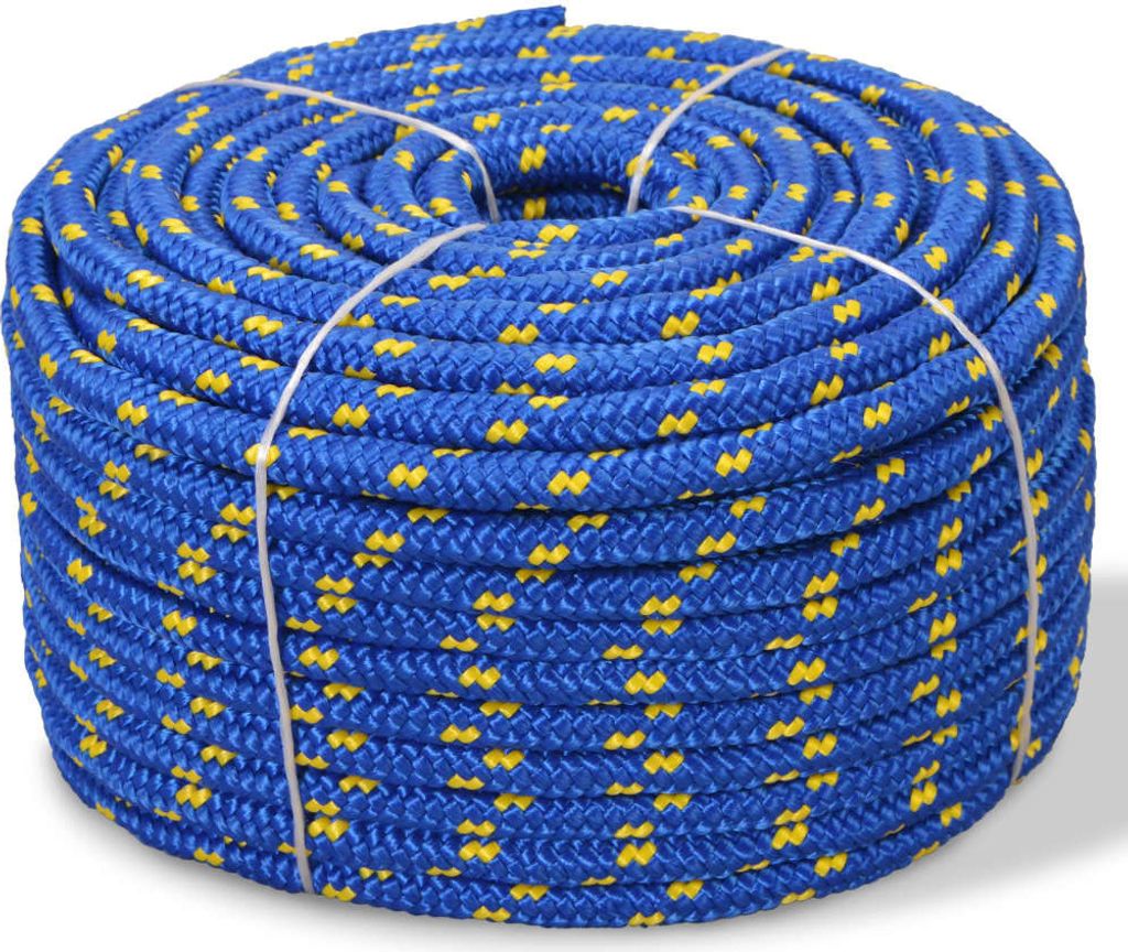 Möbel Bootsseil Polypropylen 12 mm 250 m Blau - Seile 143827