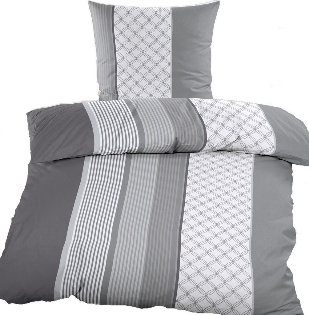 2-tlg. Bettwäsche 100% Baumwolle, Renforce, 135x200 + Produktbild 