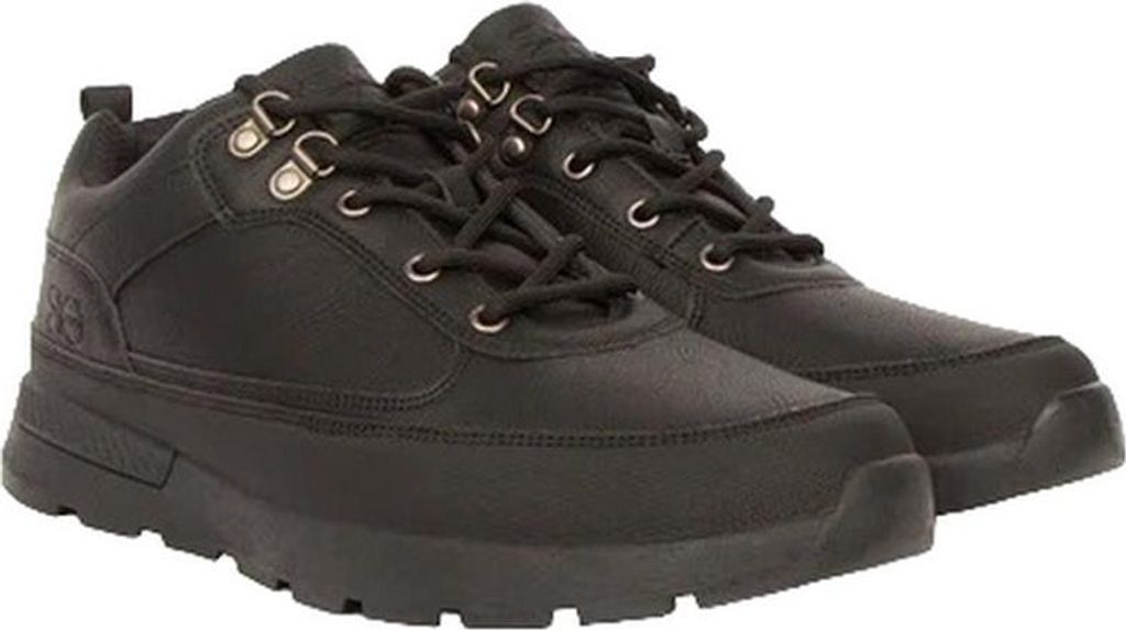 Crosshatch - Herren Stiefel "Banbury", Leder BG1260 (45,5 EU) (Schwarz)