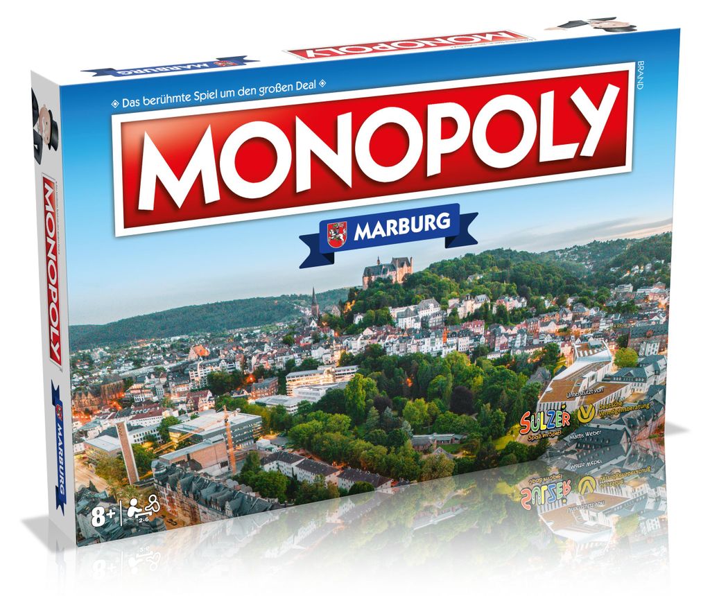 Monopoly - Marburg Brettspiel Gesellschaftsspiel Produktbild 