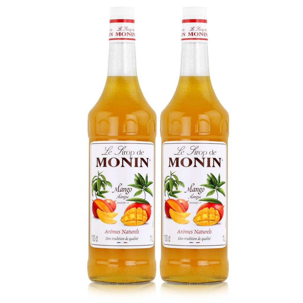 Monin Sirup Mango 1 Liter - Kaffeesirup Cocktailsirup
