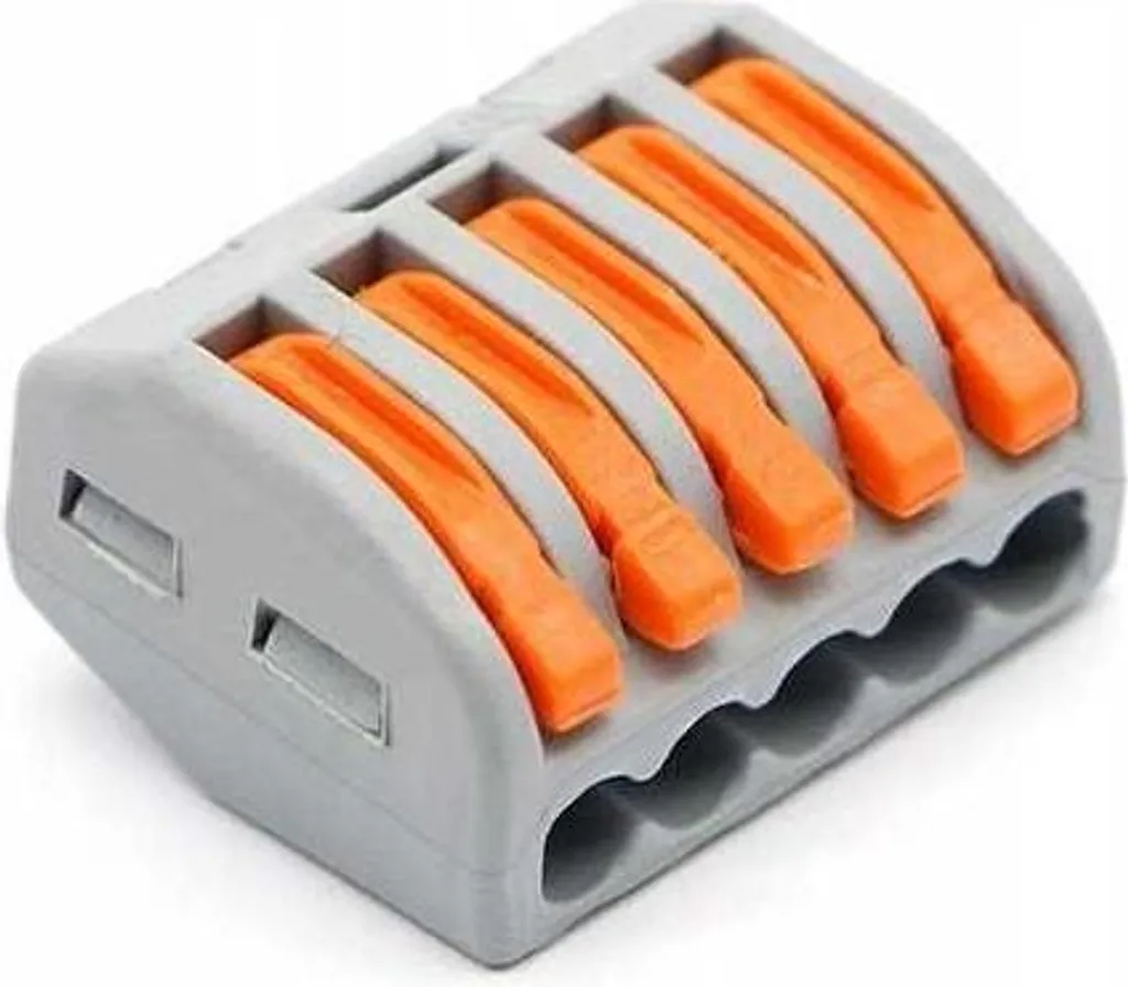 Borne de connexion rapide quintuple 4 mm² CN-B54 pour boîte dérivation