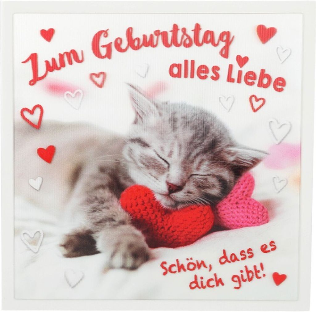 Depesche 3D Klappkarte 032 Zum Geburtstag alles Liebe Produktbild 