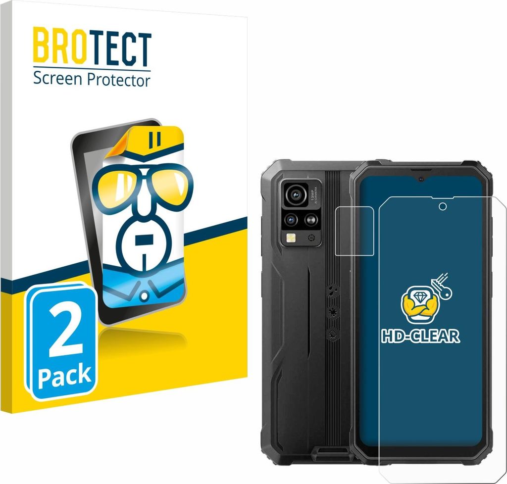 2x Für Blackview BV4800 / SE Schutzfolie BROTECT Displayschutz Display Schutz Folie Klar Transparent