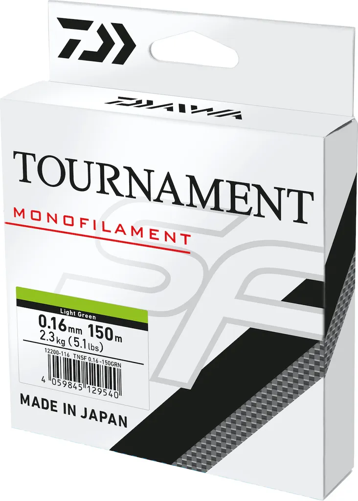 Monofilament DAIWA Tournament SF 0,26mm 5,7kg Résistant et Souple