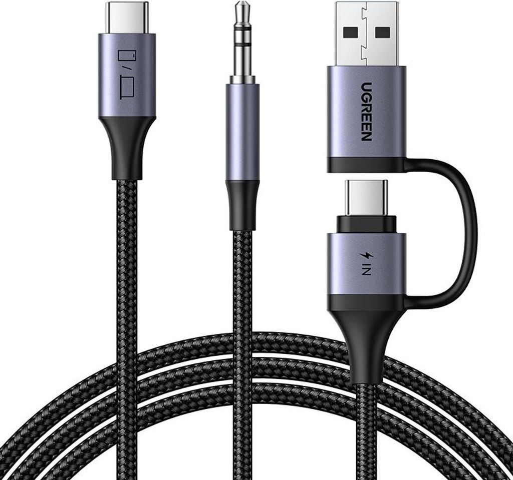 Cavo adattatore e caricabatterie audio da USB-C a 3,5 mm Immagine del prodotto 