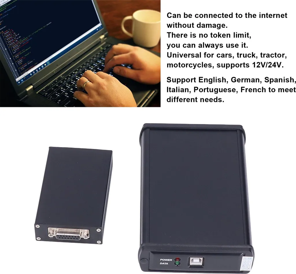 Outil ECU V2.8 Carte Rouge 12V 24V : Diagnostic en ligne complet