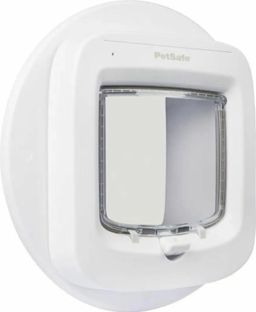 Fixation chatière sur porte métal blanc Adaptateur PetSafe PPA19-16145
