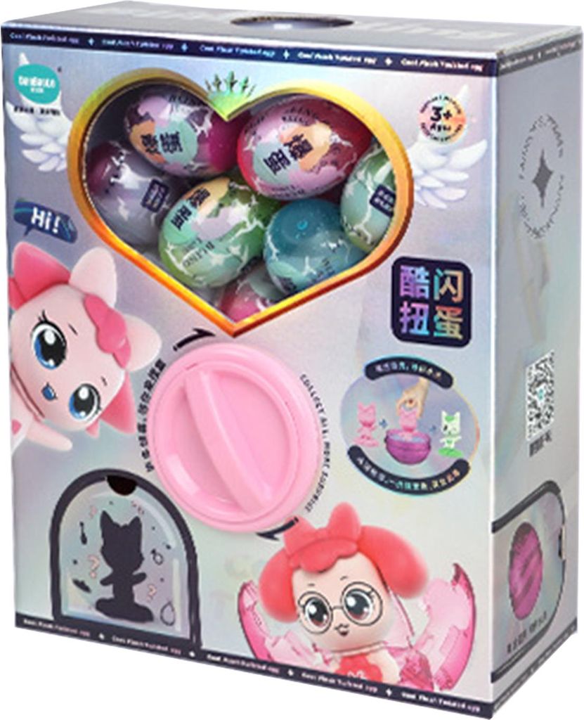 Dino Überraschungsei-Automat - Mini, 12 Eier, Niedlich - Kinderspielzeug, Sammelspaß & Geschenkidee