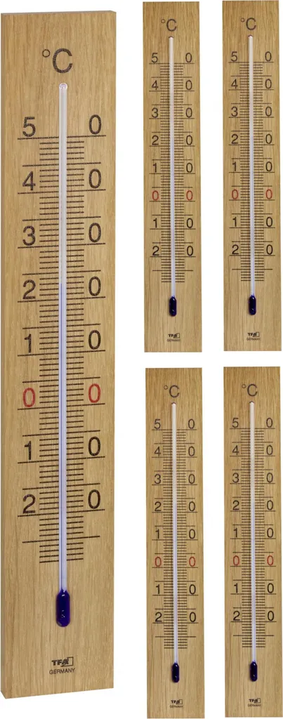 Termometro Parete TFA 12.1059 Quercia | Design Analogico Tedesco 274mm - 6
