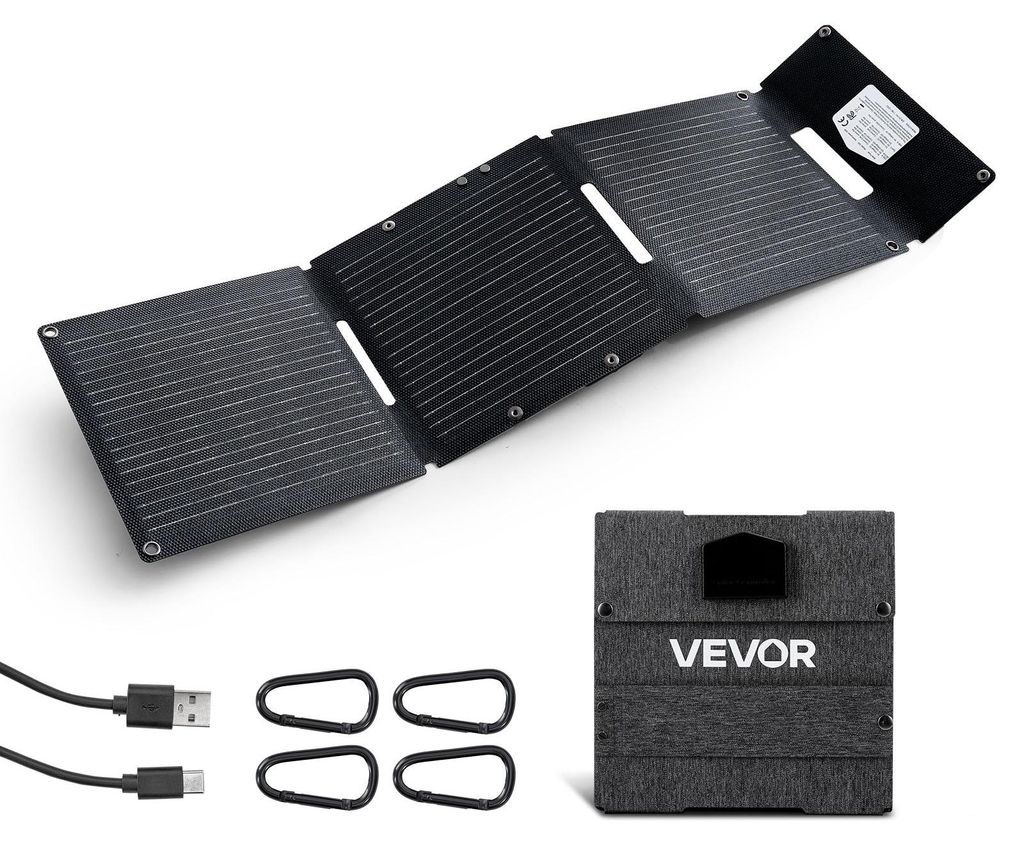 Pannello solare pieghevole VEVOR da 30 W, modulo solare Immagine del prodotto 