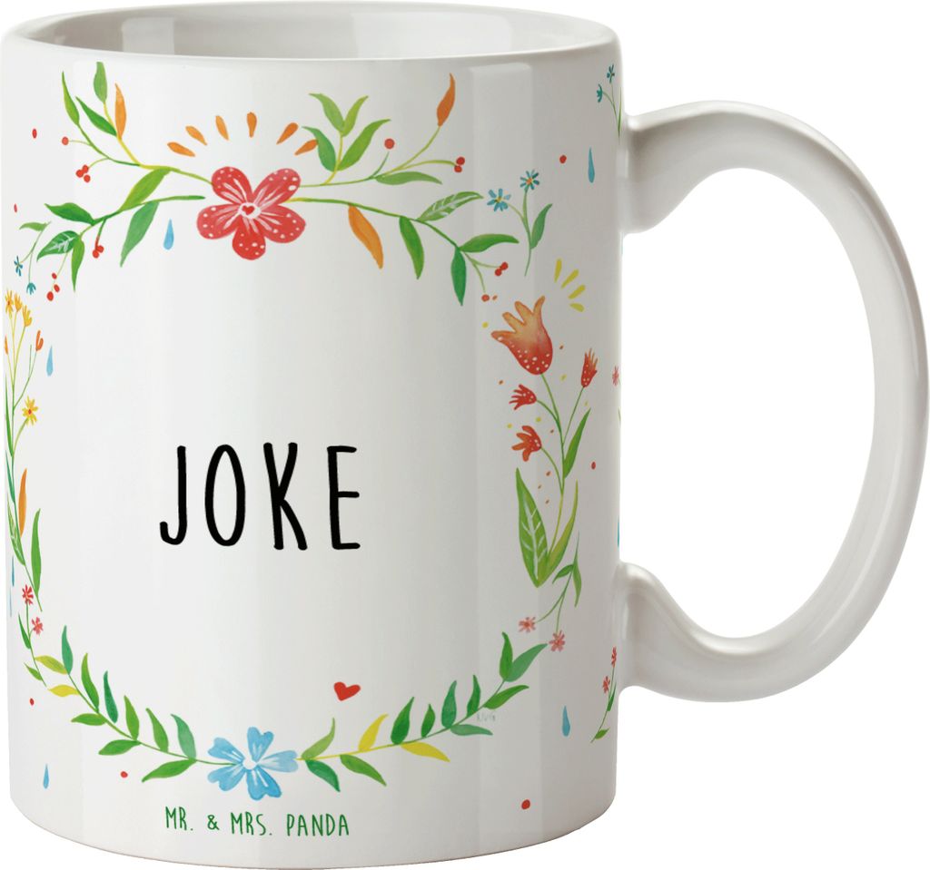 Mr. & Mrs. Panda Tasse Joke - Geschenk, haferl, Teetasse, Produktbild 