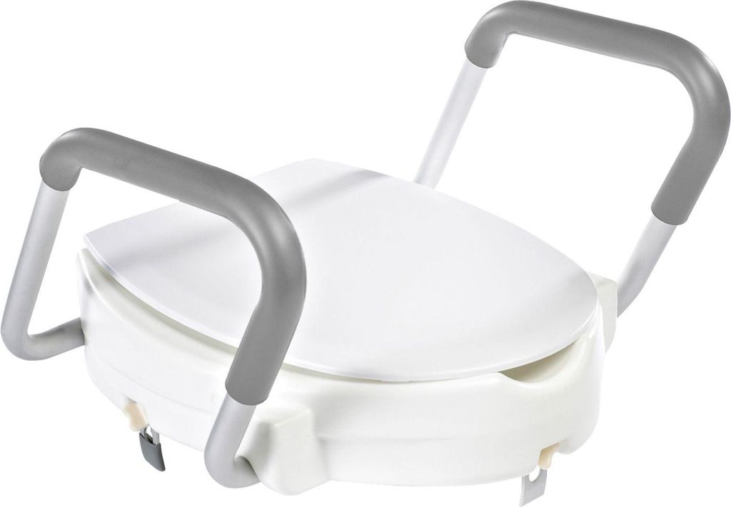Ridder HANDICAP WC-Sitz erhöht um 10 cm, inkl. Haltegriffe, Produktbild 
