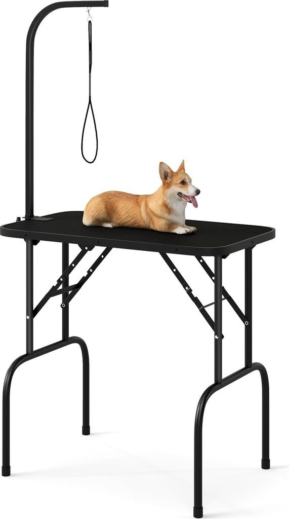 Table de toilettage réglable pour animaux, pliable, surface Image du produit 
