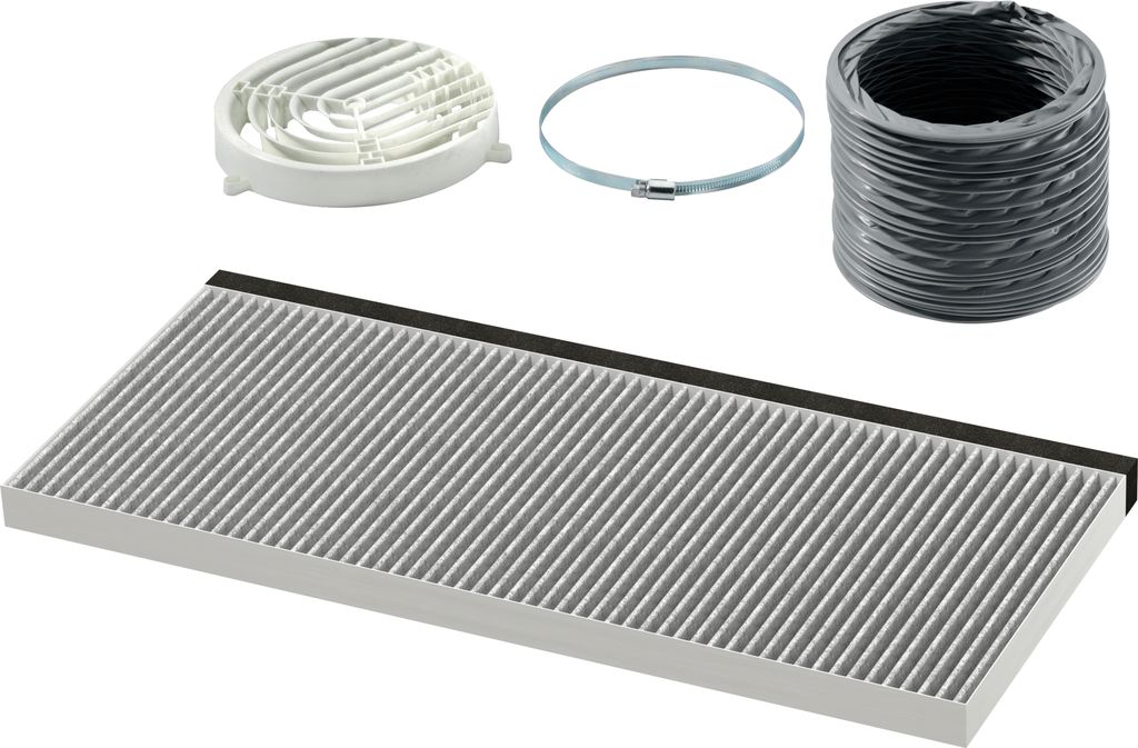 Neff Z51ITI2X4, Filtr do okapu kuchennego, Szary, Biały, Zdjęcie produktu 