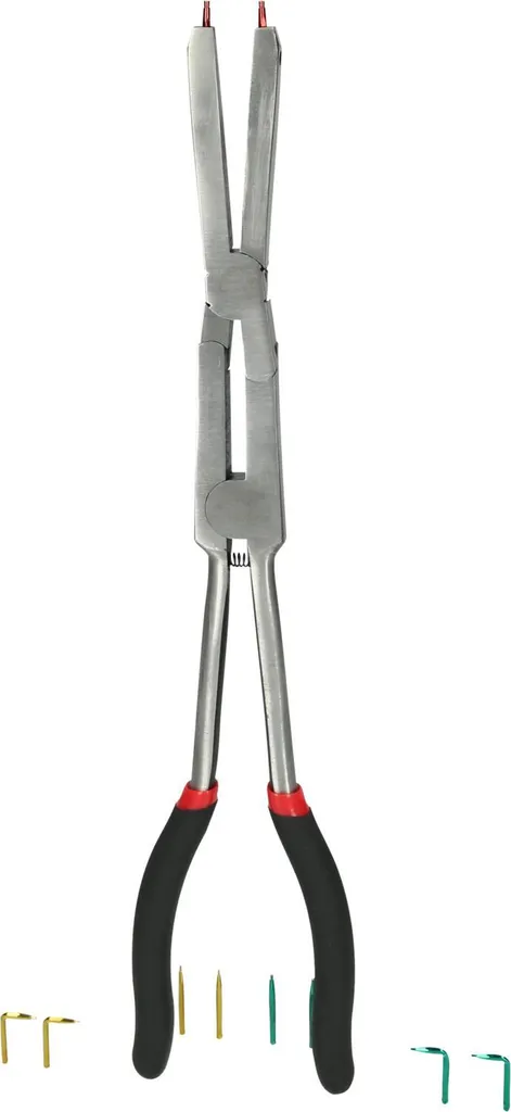 Pince circlips à pointes interchangeables et mécanisme double force - 4