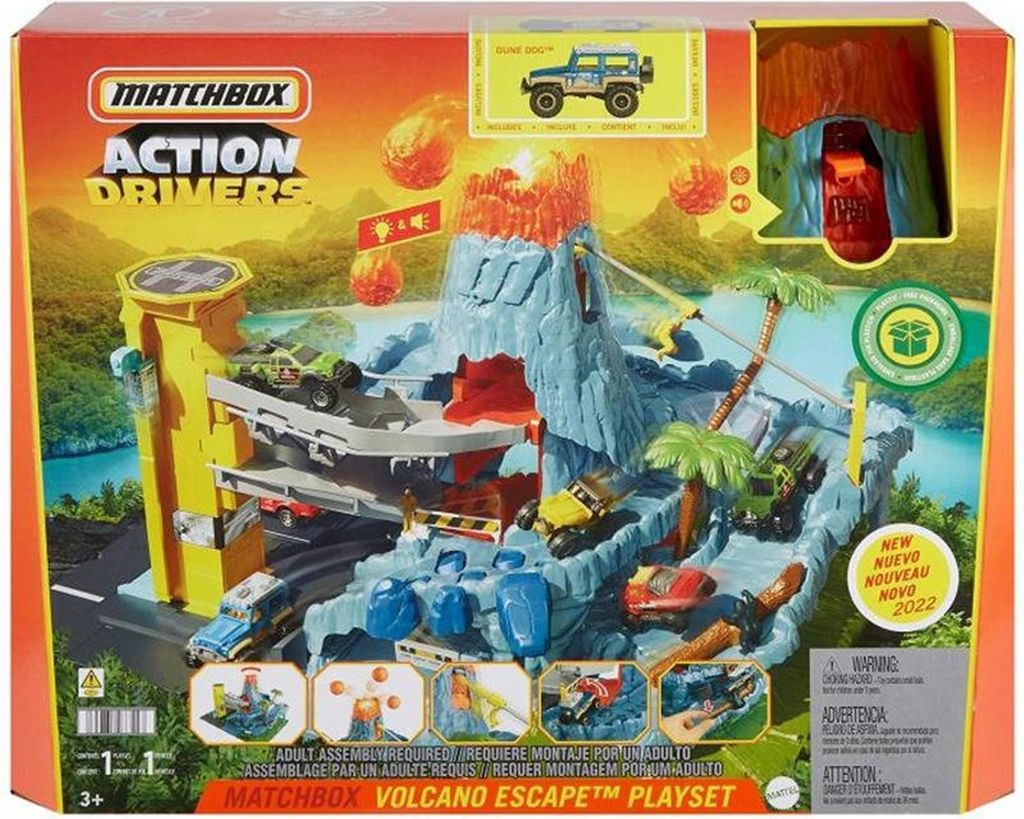 Matchbox Action Drivers HHW21, 3 rok / roky, LR44, Plast, Obrázok produktu 