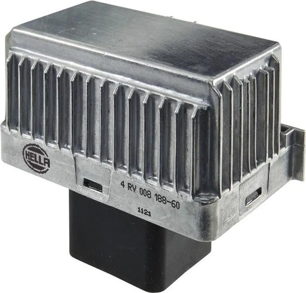 Relais de préchauffage 12V 7 pôles HELLA 4RV pour moteurs diesel 4 cylindres
