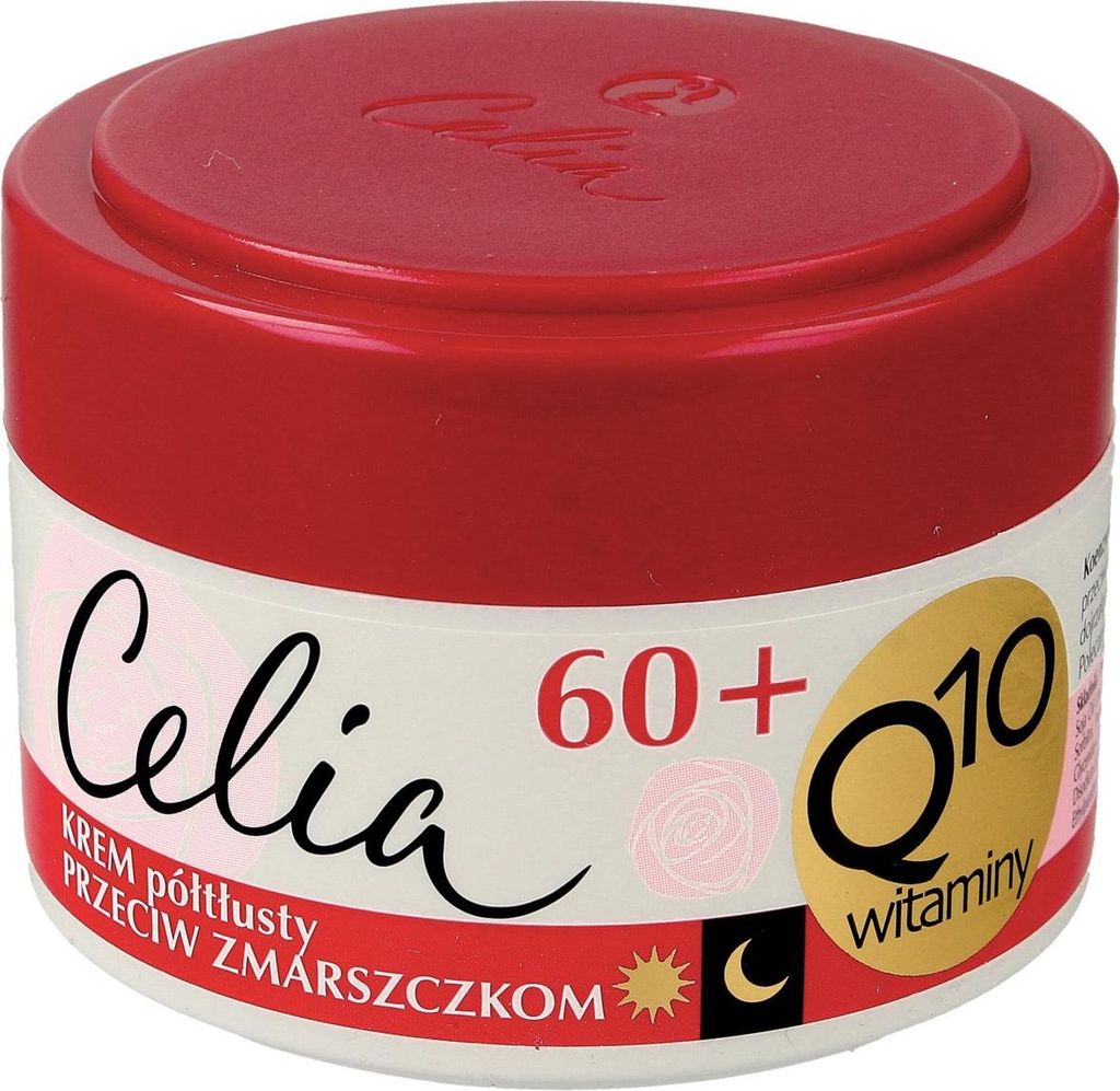 CELIA Q10 Vitamine 60+ Halbfett-Anti-Falten-Creme mit Produktbild 