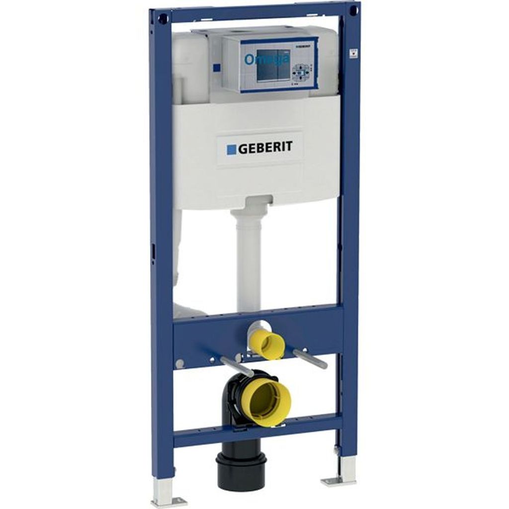 Geberit Duofix WC-Element mit Omega UP-Spülkasten 120mm, Betätigung vorne, Bauhöhe 1120 mm