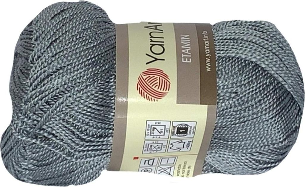 Włóczka YarnArt Etamin 449-C / stalowy Zdjęcie produktu 