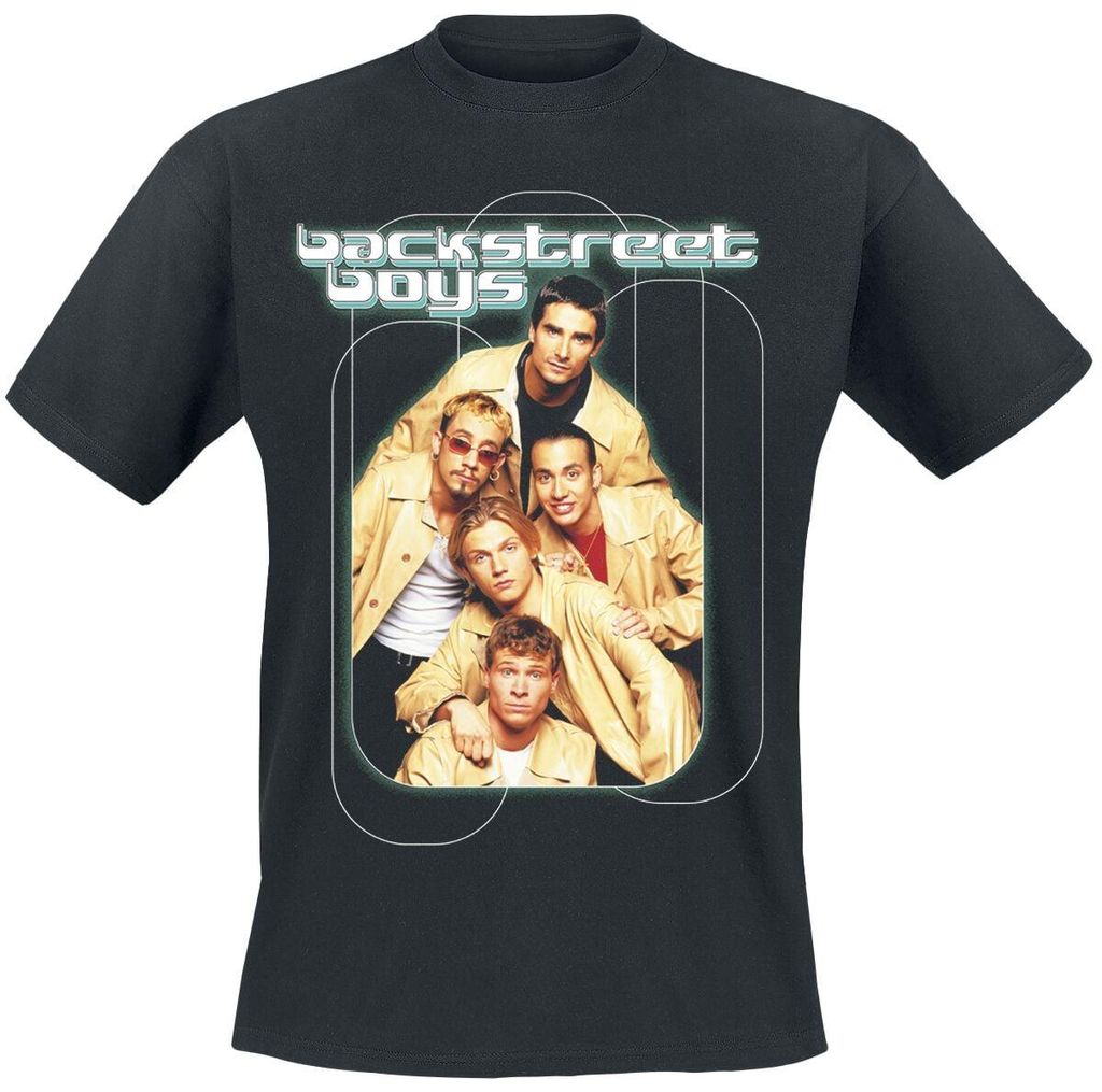 Backstreet Boys T-Shirt Herren Retro Green schwarz S