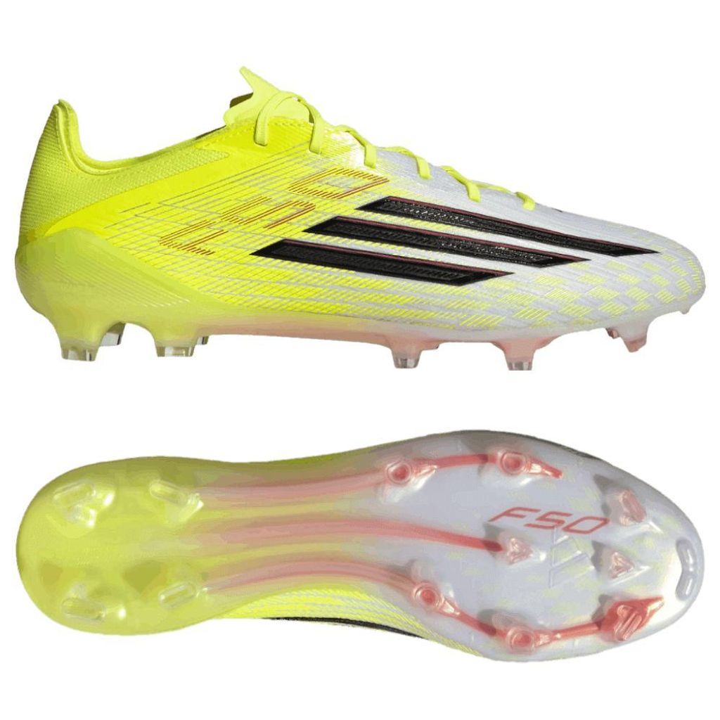 Adidas Fußballschuh F50 Elite FG Weiß/Gelb JR6457 Größe 44 Produktbild 