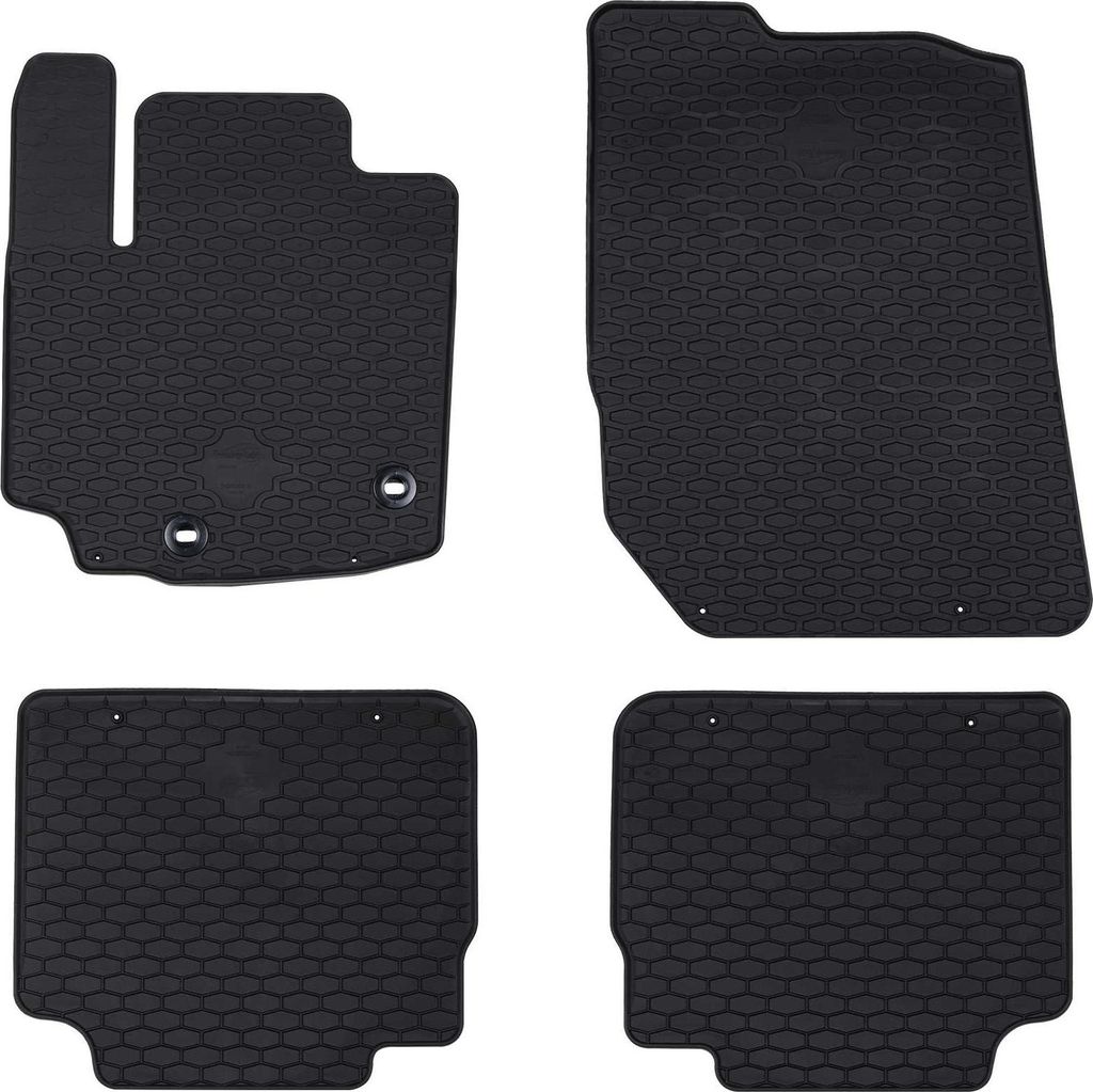 CLOIRS@ Autofußmatte 4 pcs - Einfach zu reinigen - Schwarz geeignet für Suzuki S-CROSS TPE