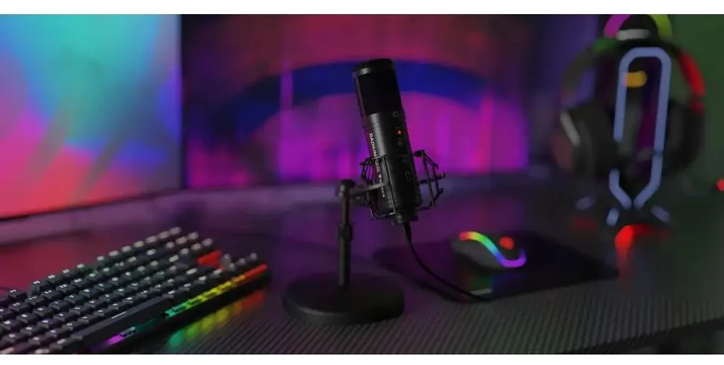 Genesis Radium 600 G2 microphone de streaming USB noir