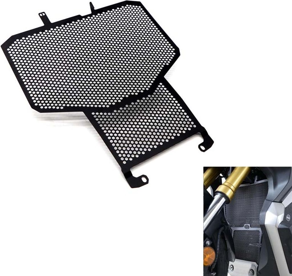 Für HONDA XADV750 X-ADV 750 18-19 Motorrad Modifikationen Radiator Schutzhülle schwarz