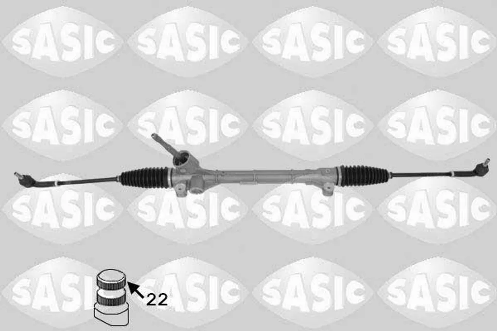 Boîtier de direction SASIC 7376035 pour Skoda Fabia - OE 6C1423057P