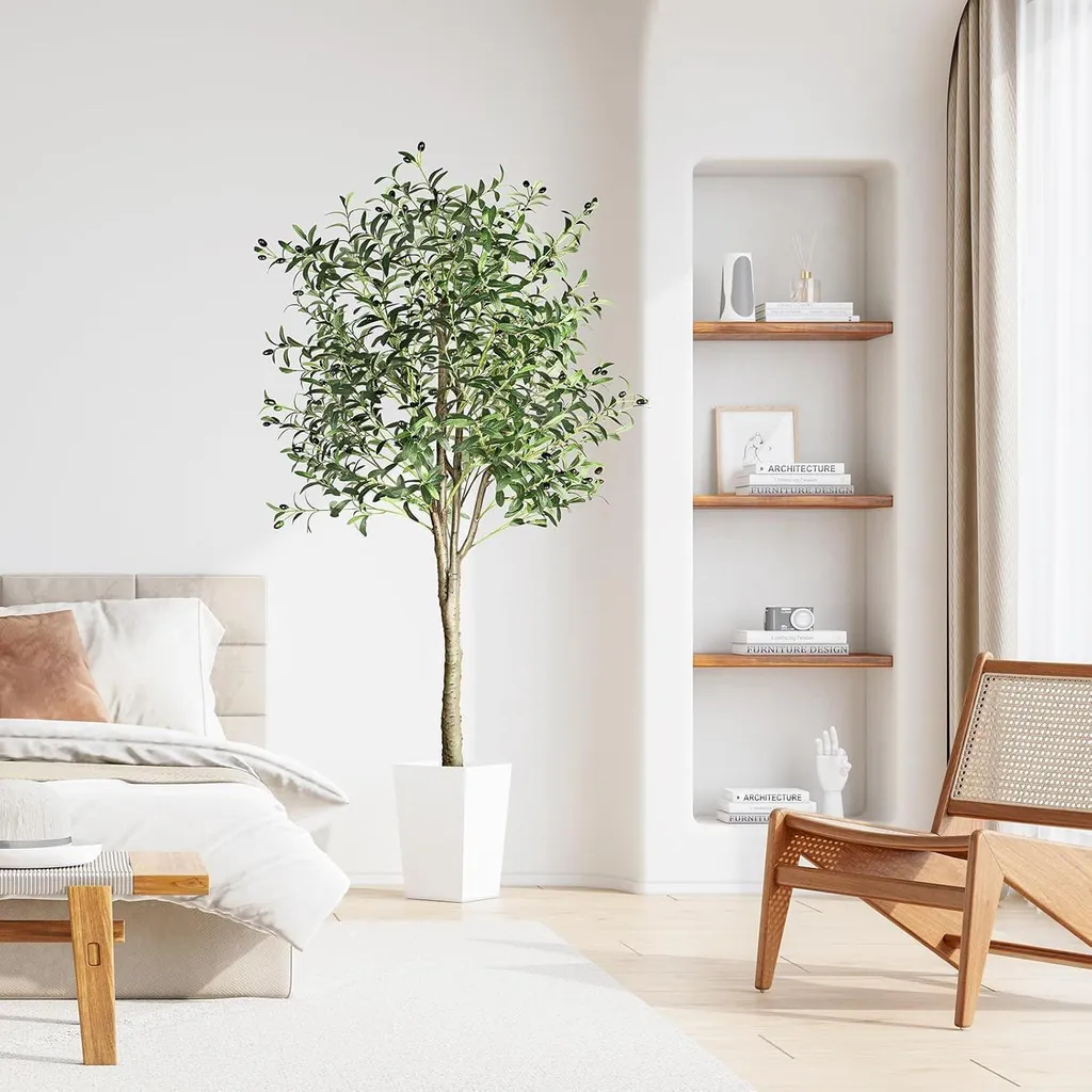 Olivier artificiel 180cm : la solution pour un intérieur vert et chic