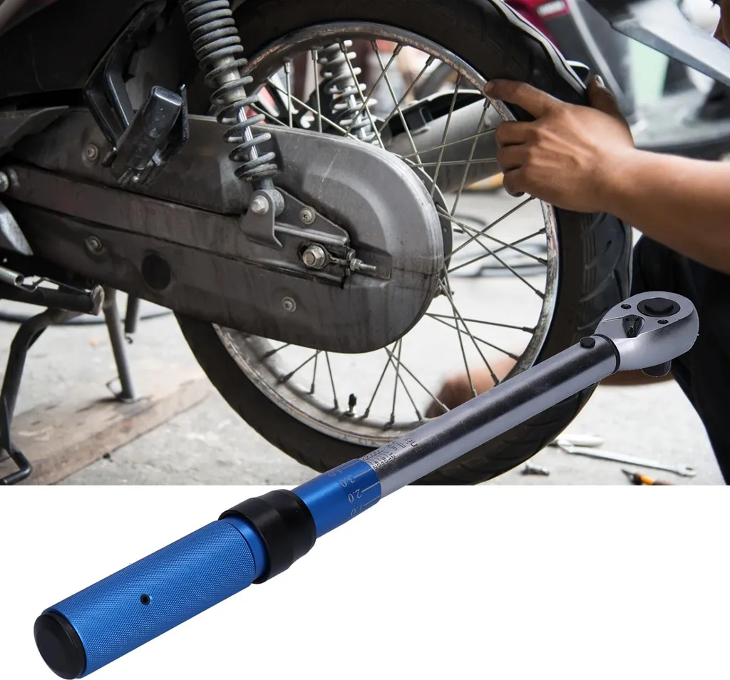 Clé dynamométrique à cliquet 20–120 Nm réversible pour serrage précis - 12