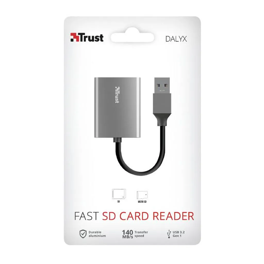 Trust Dalyx Lettore SD compatto in Alluminio - Il compagno di viaggio ideale - 7