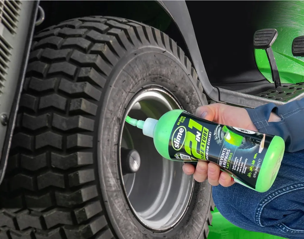 Liquide Anti-crevaison Slime 2-en-1 pour Pneus et Tubes - Formule 16oz