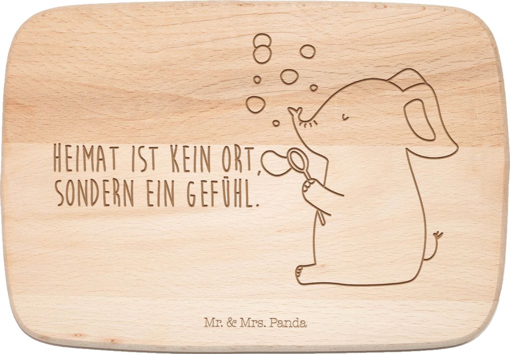 Mr. & Mrs. Panda Frühstücksbrettchen Elefant Seifenblasen - Transparent - Geschenk, Küchenbrett, Elefanten, schneidebrettchen, Lustige Sprüche,...