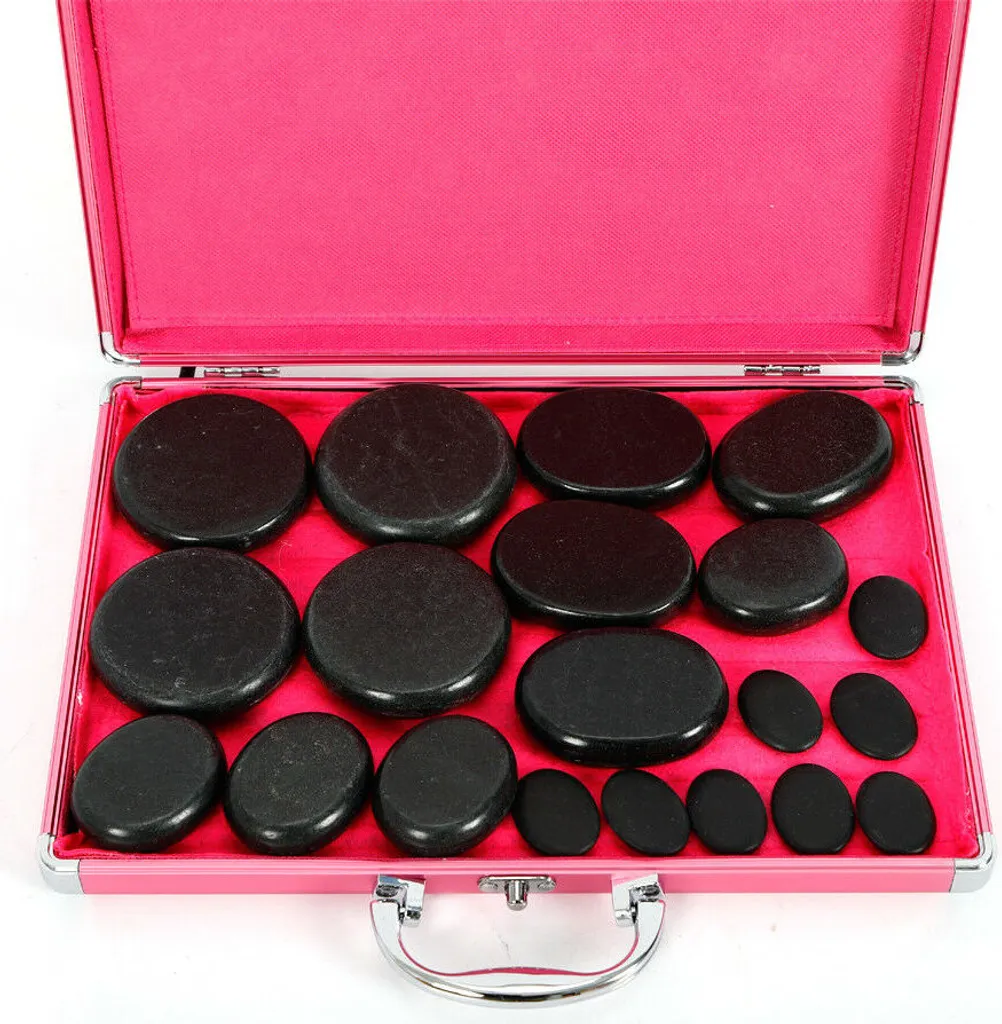 Kit de Massage 20 Pièces avec Pierres Chaudes SPA et Boîtier Chauffant Pro - 7
